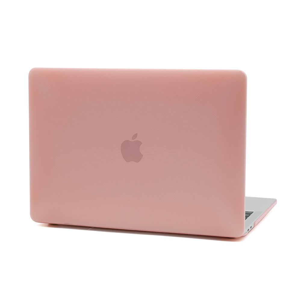 Anti-scratch Dots Pattern PC Shell Front and Back Slim Laptop Case for MacBook Pro 13-inch A1708/A1706/A1989/A2159/A2251/A2289/A2338 - Pink