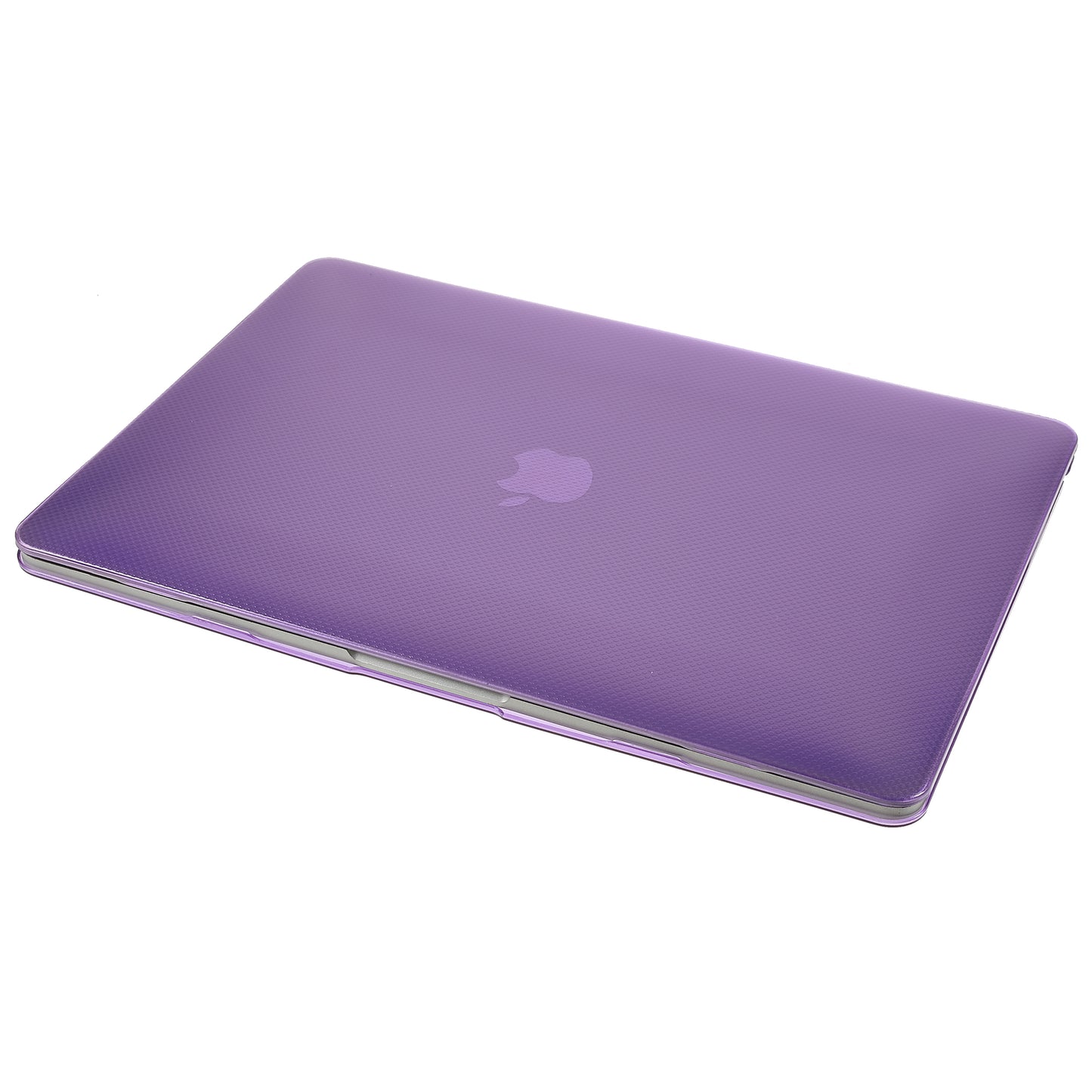 Anti-scratch Dots Pattern PC Shell Front and Back Slim Laptop Case for MacBook Pro 13-inch A1708/A1706/A1989/A2159/A2251/A2289/A2338 - Purple