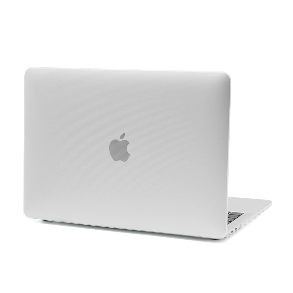 Anti-scratch Dots Pattern PC Shell Front and Back Slim Laptop Case for MacBook Pro 13-inch A1708/A1706/A1989/A2159/A2251/A2289/A2338 - Transparent