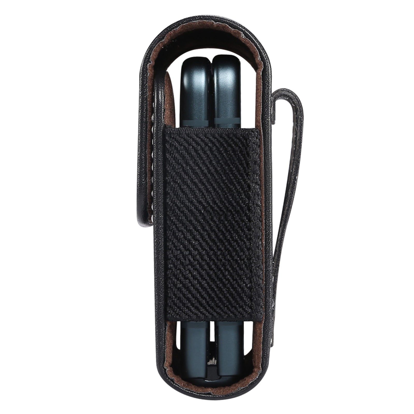 Microfiber Leather Vertical Flip Case Cell Phone Holster Belt Waist Bag for Samsung Galaxy Z Flip / Galaxy Z Flip3 5G / Motorola Razr 5G