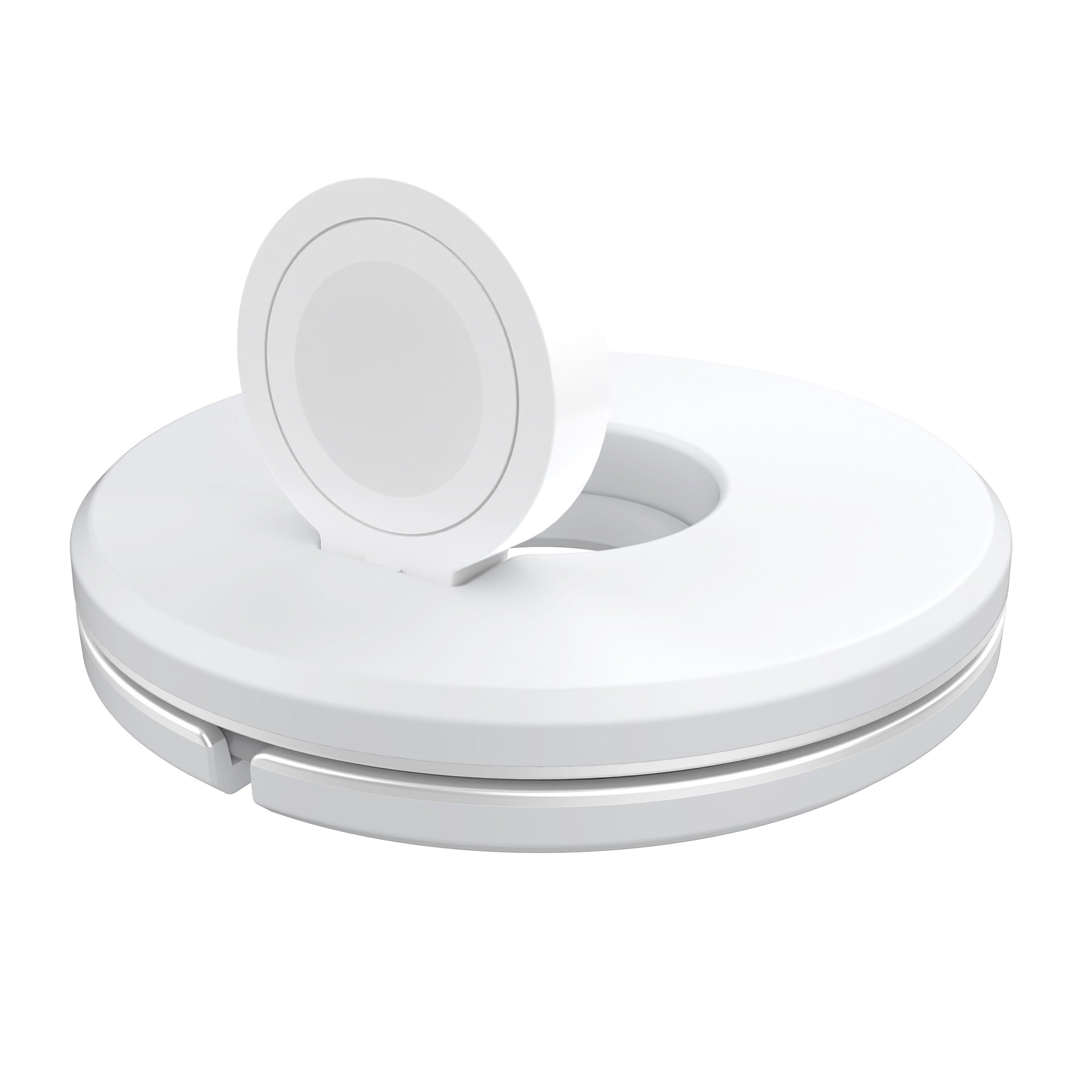 Type-C Smart Watch Charging Stand Holder Desktop Cable Winder Charger Cradle for Apple Watch Series - White