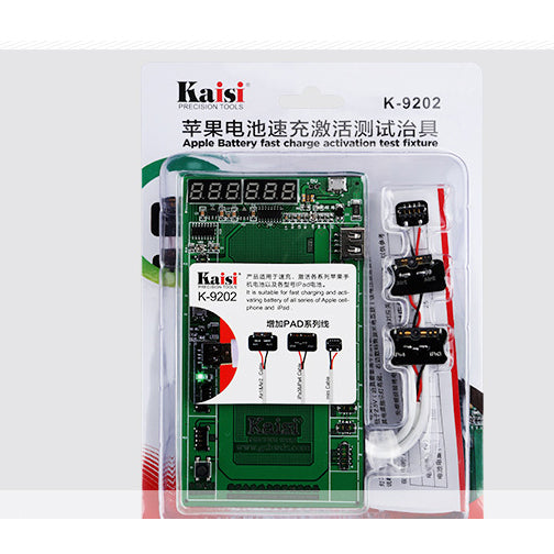 KAISI K9202+ Battery Charging Activation Test Fixture for iPhone iPad