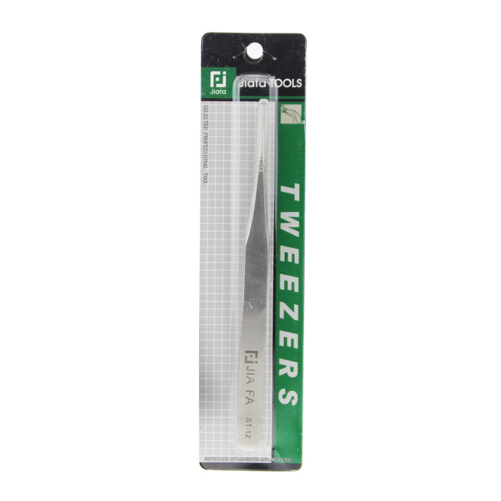 ST-12 High Strength Stainless Steel Point Tipped Straight Tweezers