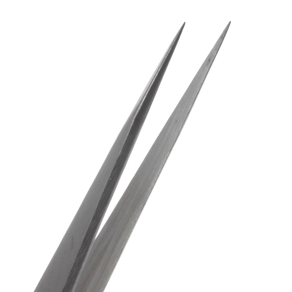 SS-SA Tough Stainless Steel Flat Tipped Straight Tweezer Professional Tool
