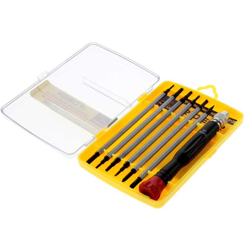 ROBUST DEER 12 Magnetic Tips Torx Philips Screwdriver Repair Tool Set (9126)