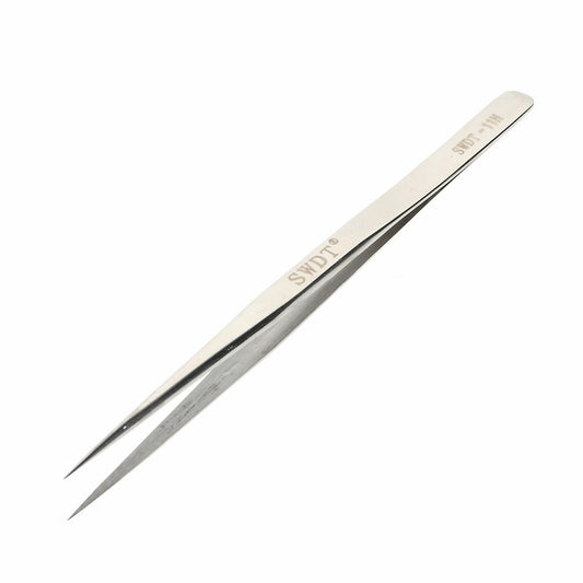 SWDT SS-SA Tough Stainless Steel Point Tipped Straight Tweezer