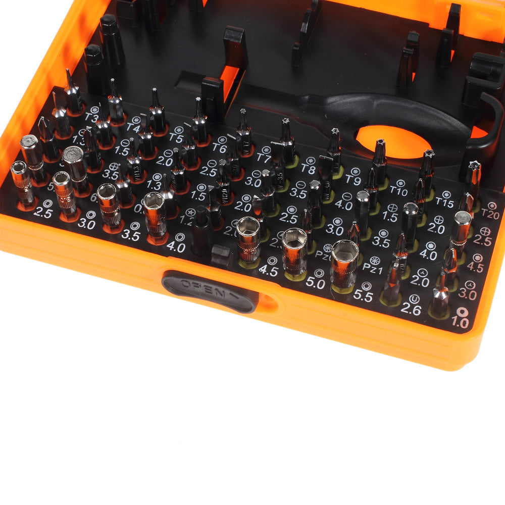 Jakemy JM-8127 Interchangeable Magnetic 54-in-1 Precision Screwdriver Set Repair Tools for Smartphone PC