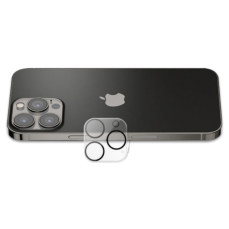 Uniqkart For iPhone 15 Ultra Camera Lens Protector Tempered Glass Silk Printing Lens Film with Night Circle