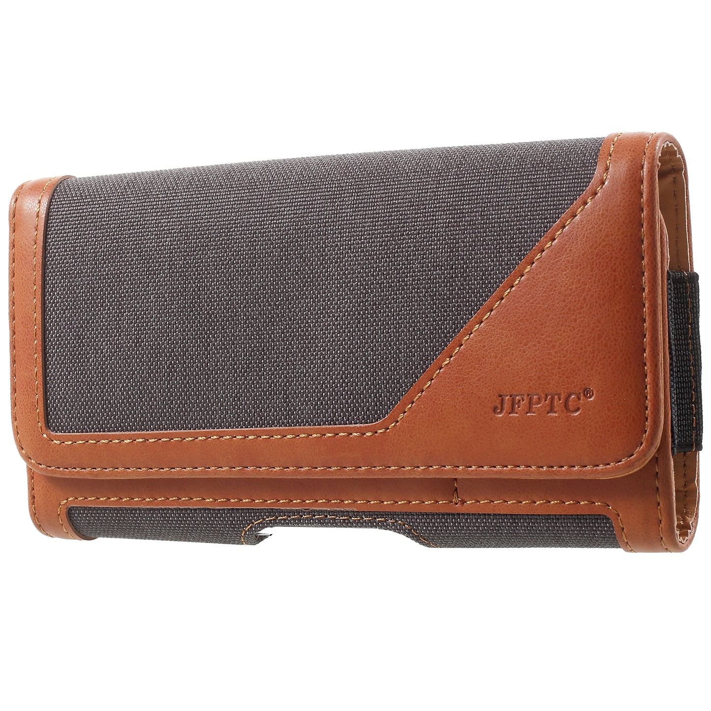 Leather Belt Clip Holster Pouch Case for iPhone 8 7 4.7 / Samsung Galaxy A3 (2017) Smartphone - Black