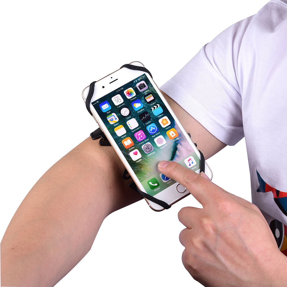 Universal Flexible Octopus Magnetic Armband Case Jogging Running Phone Case for iPhone Samsung Huawei