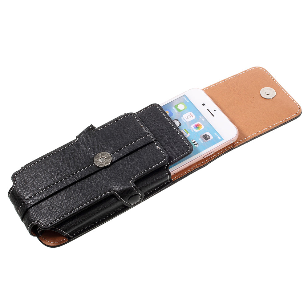 Outdoor Camping Hiking Waist Bag Pouch for iPhone 7 6s, Size: 150x80x15mm - Black