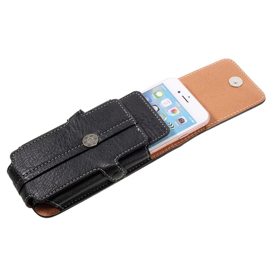 Outdoor Camping Hiking Waist Bag Pouch for iPhone 7 6s, Size: 150x80x15mm - Black
