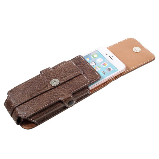 Outdoor Camping Hiking Waist Bag for iPhone 7 6s, Size: 150x80x15mm - Coffee