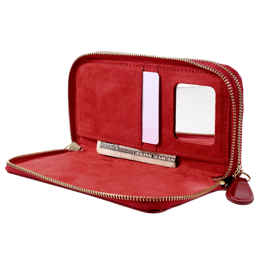 Handbag Style Leather Wallet Pouch Mobile Cover for iPhone 8/7/6s/6, Size: 141 x 70mm - Red