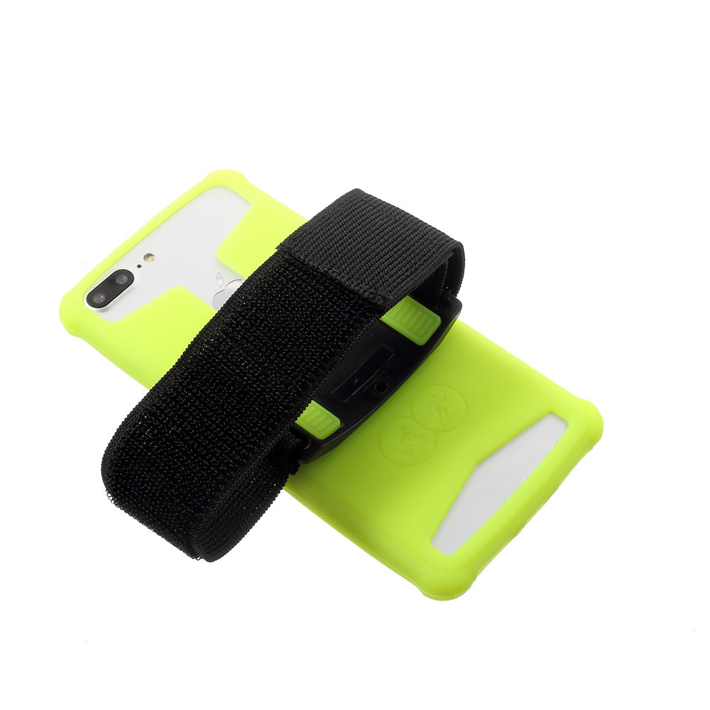 4.0-4.2inch Noctilucent Sports Armband Cover for iPhone 5 / 5c / 5s etc - Yellow