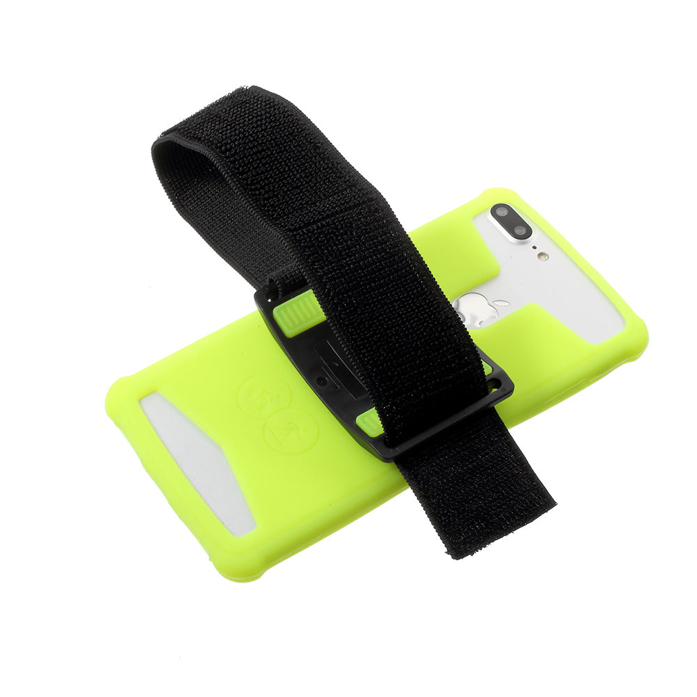 4.0-4.2inch Noctilucent Sports Armband Cover for iPhone 5 / 5c / 5s etc - Yellow