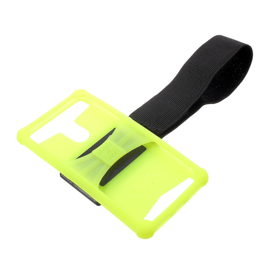 4.0-4.2inch Noctilucent Sports Armband Cover for iPhone 5 / 5c / 5s etc - Yellow