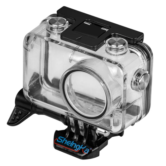 Uniqkart FLW306 Waterproof Case Housing Case Diving Protective Housing Shell 40 Meter for DJI Osmo Action Camera - Black