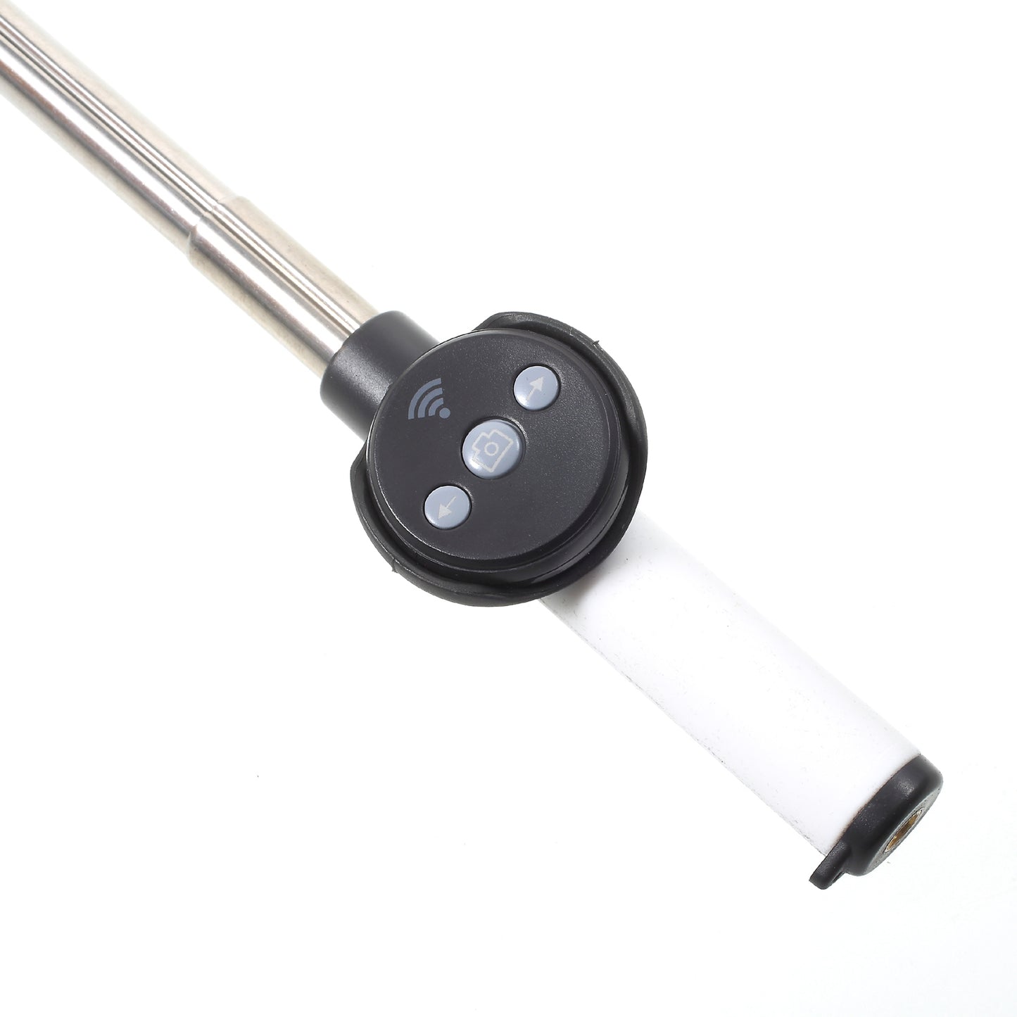 Wireless Bluetooth 360 Degree Rotation Electric Adjustable Selfie Stick - White