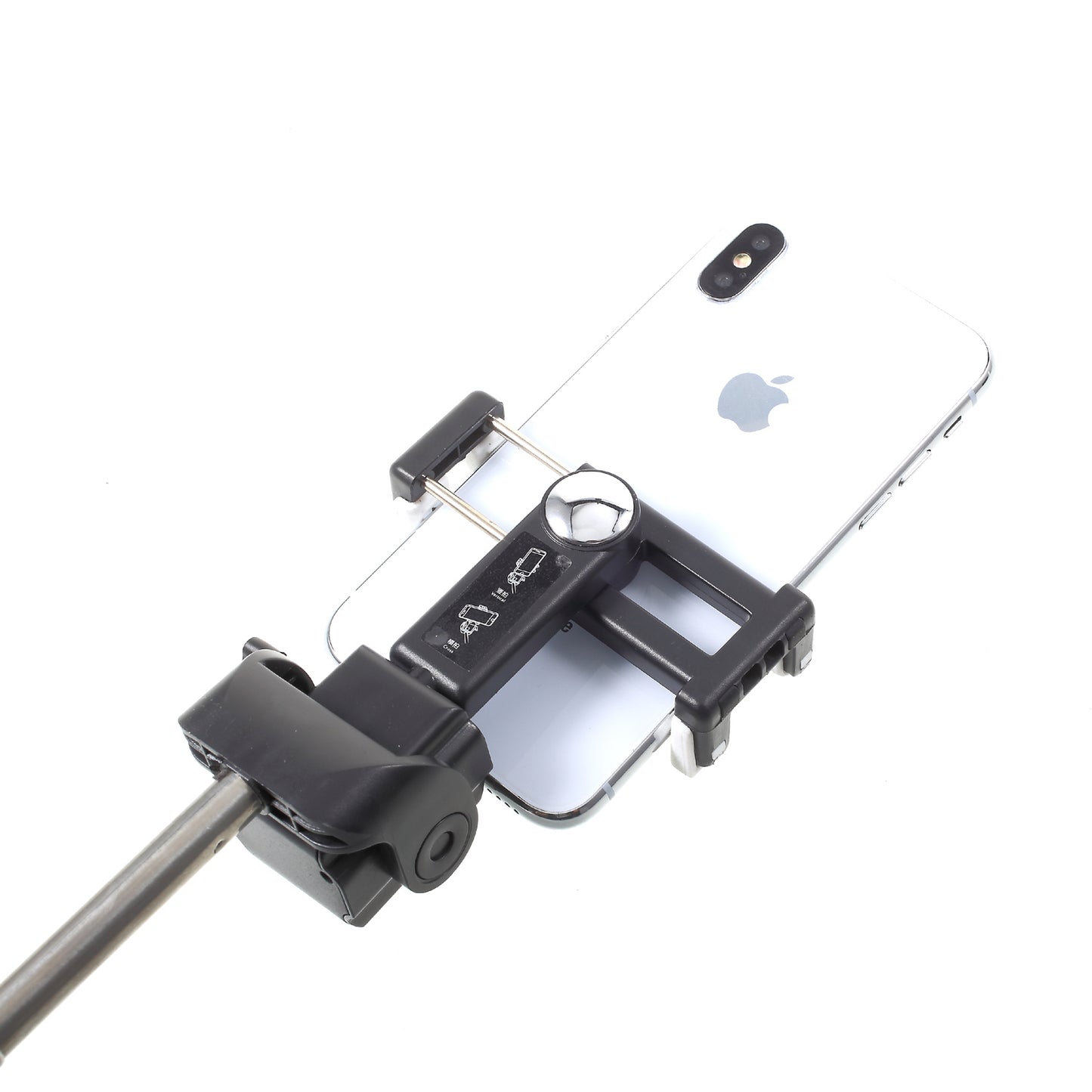 Wireless Bluetooth 360 Degree Rotation Electric Adjustable Selfie Stick - White