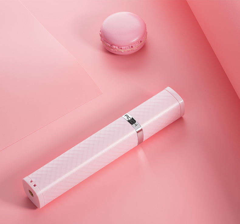 ROCK Lightweight and Extendable Mini Lipstick Wired Selfie Stick - Pink