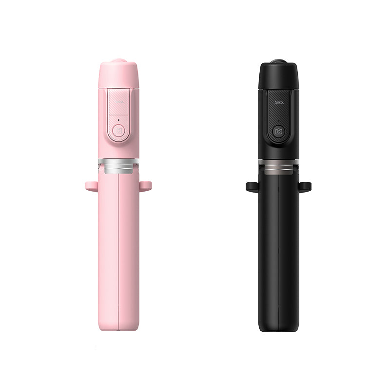 Uniqkart K11 Wireless Bluetooth Selfie Stick Handheld Smart Phone Camera Tripod with Wireless Remote for iOS Android - Black