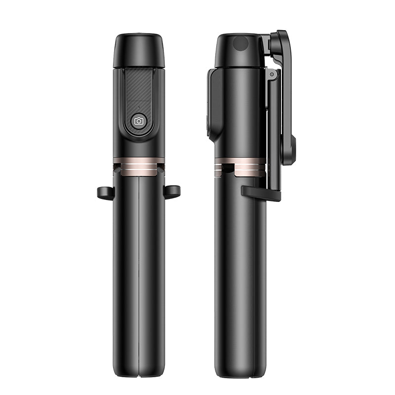 ROCKSPACE Bluetooth Remote Selfie Stick with Tripod II - Black