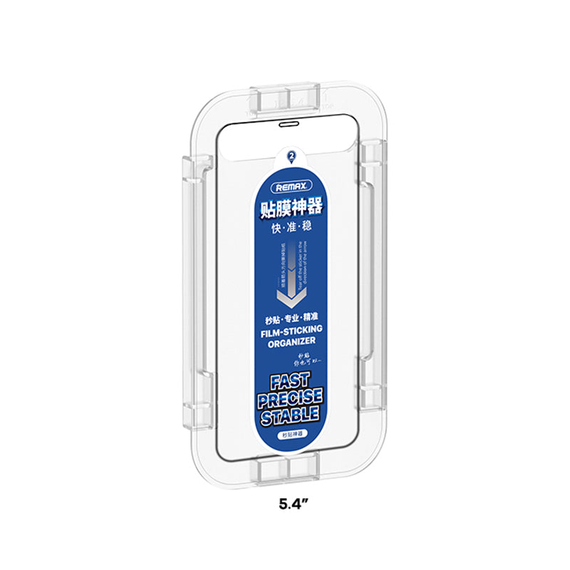 RemaxMonarch Series Tempered Glass Phone Screen Film Installation Frame Shell for iPhone 12 mini 5.4 inch