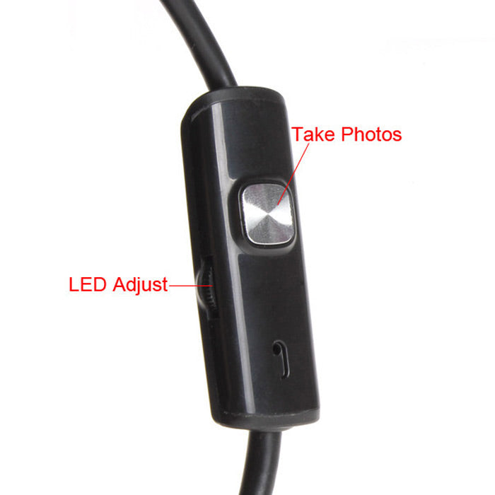 2m Tough Cable AN97 Waterproof Micro USB Endoscope Snake Tube Inspection Camera for Android Phone with OTG