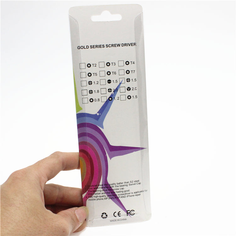 5-in-1 Professional Disassembling Repair Opening Tool Screwdriver Set for iPhone Repair - Red