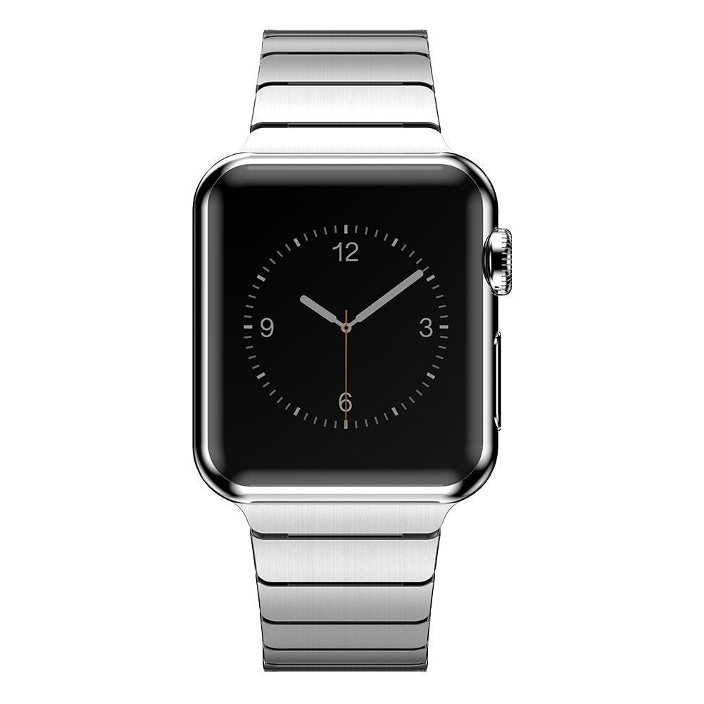 Stainless Steel Watch Band Link Bracelet for Apple Watch Series 8 7 41mm / Series 6 SE / SE(2022) 5 4 40mm / Series 3 2 1 38mm - Silver Color