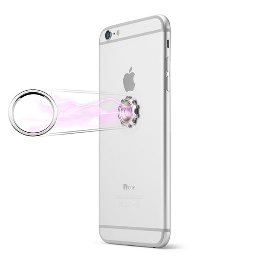 Caseme Multi-functional Magnetic Gear Fidget Spinner Desktop Mount for iPhone 7, Samsung S8 - Silver Color