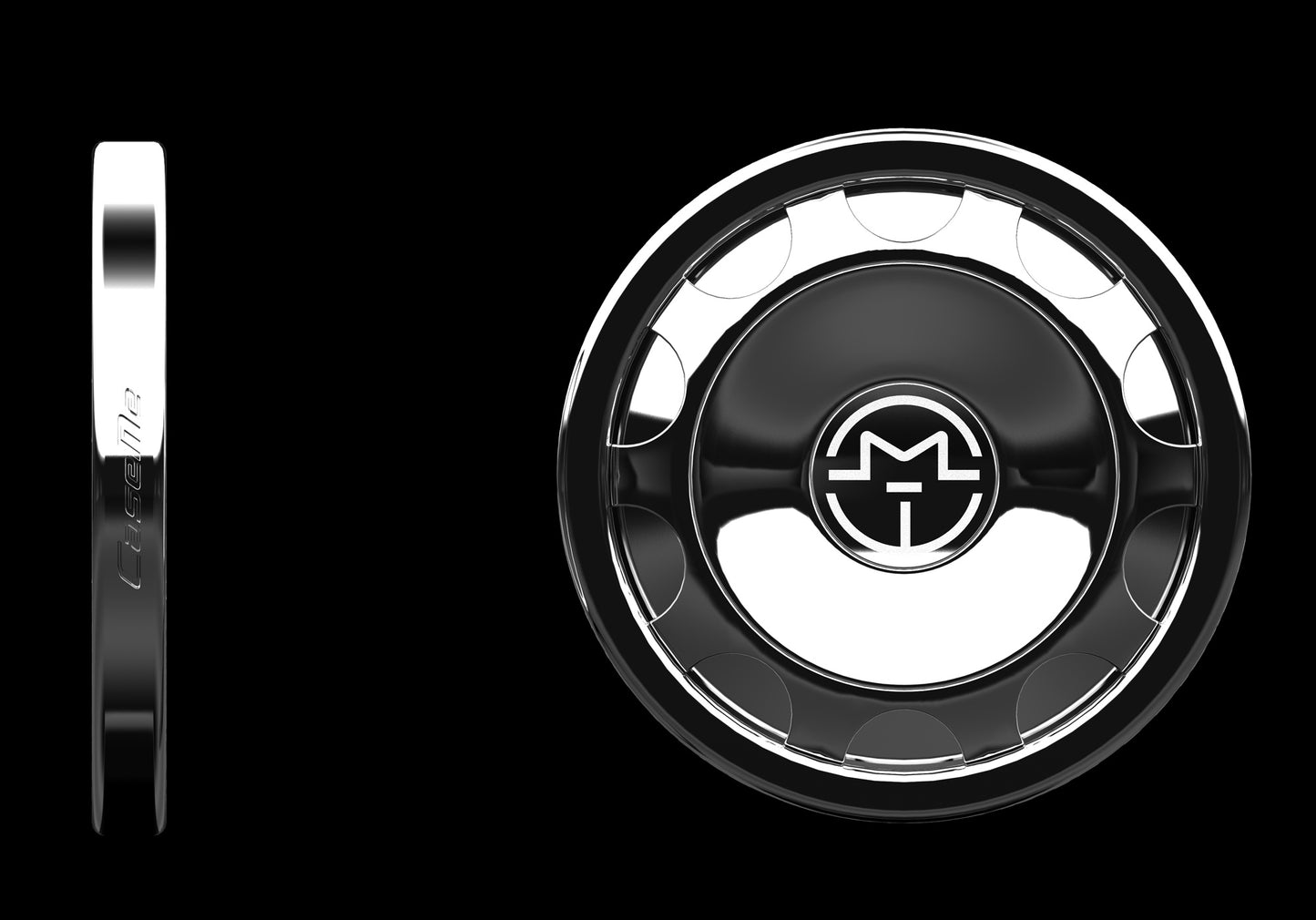 Caseme Multi-functional Magnetic Gear Fidget Spinner Desktop Mount for iPhone 7, Samsung S8 - Silver Color