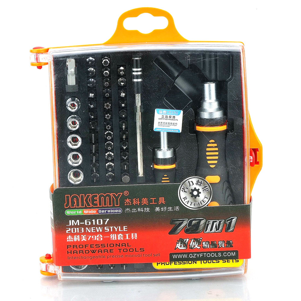 Jakemy JM-6107 79 in 1 Professional Hardware Screwdrivers Tool Set