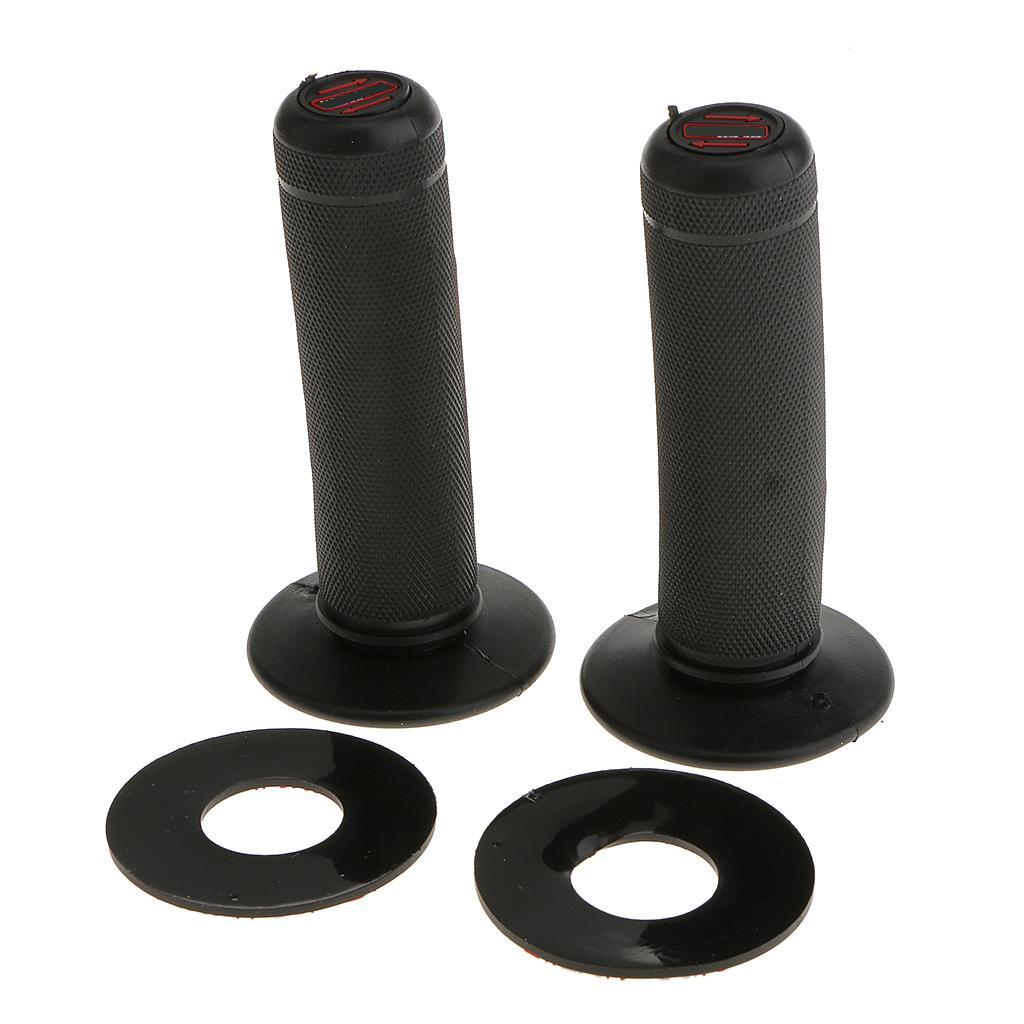 22mm Universal 7/8 Motorcycle MOTORCROSS Dirt Bike Gel HANDLE BAR HAND GRIP Red"