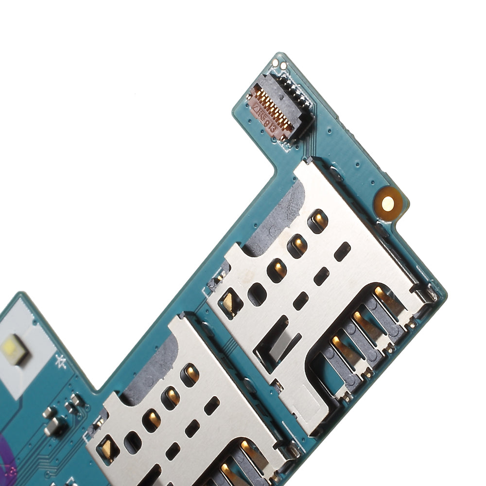 OEM SIM Card Reader Contact PCB Board Replacement for Sony Xperia C C2305 S39h