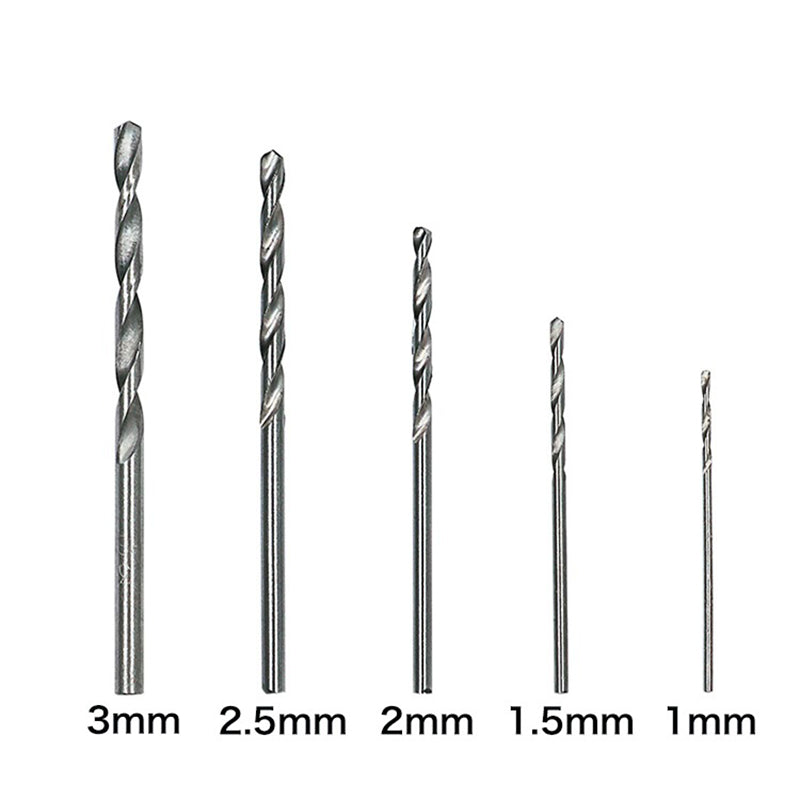 25PCS/Pack 0.5-3mm HSS Metric Twist Drill Bit Set