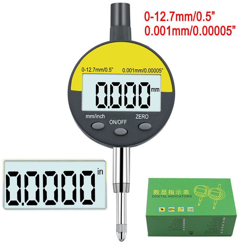 QST EXPRESS Electronic Digital Indicators Precision Tools 0-12.7mm Gauge Digital Dial Indicator 0.001mm