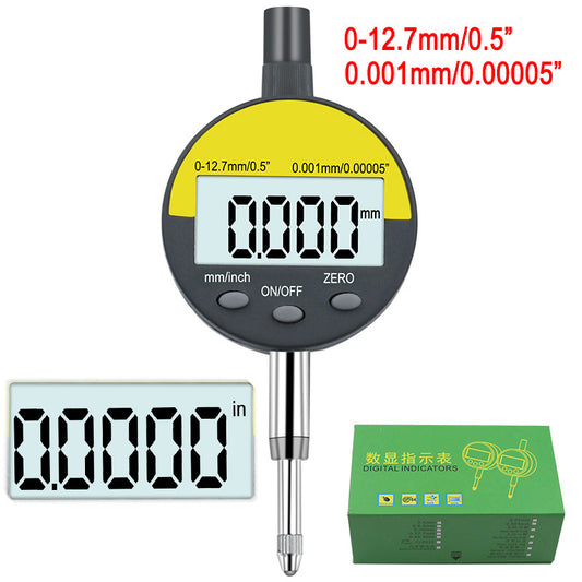 QST EXPRESS Electronic Digital Indicators Precision Tools 0-12.7mm Gauge Digital Dial Indicator 0.001mm