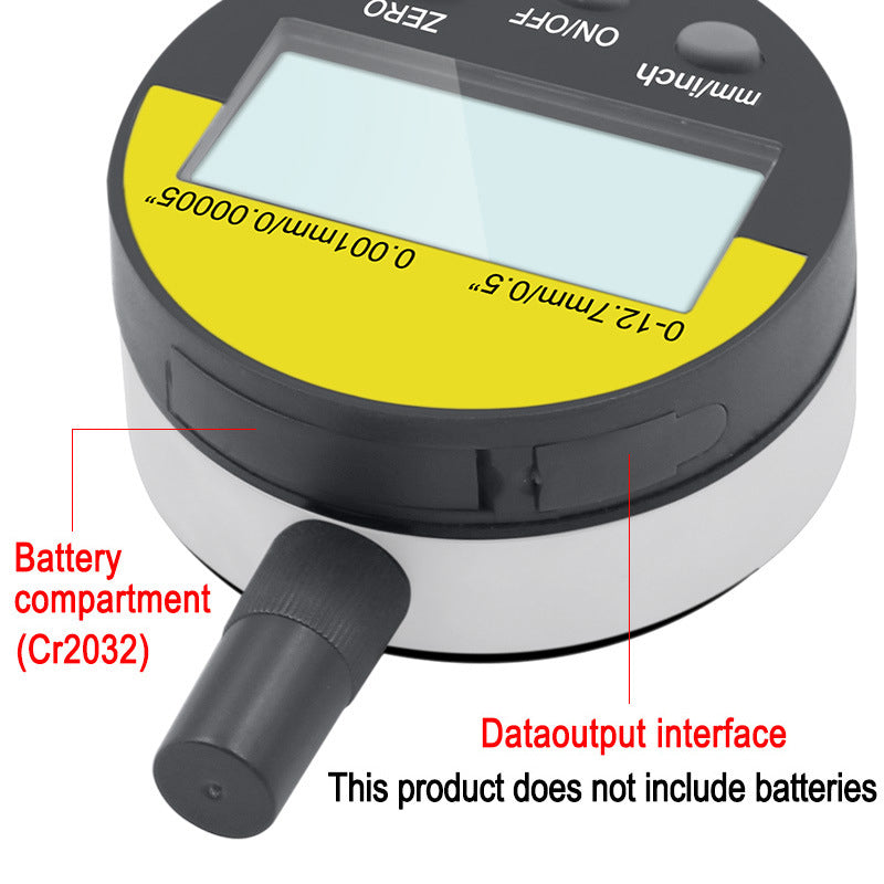 QST EXPRESS Electronic Digital Indicators Precision Tools 0-12.7mm Gauge Digital Dial Indicator 0.001mm