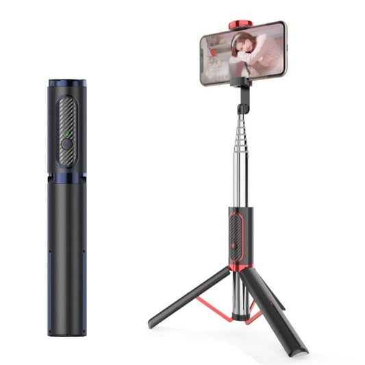 M18 Portable Selfie Stick Remote Control Mobile Phone Holder (Blue)