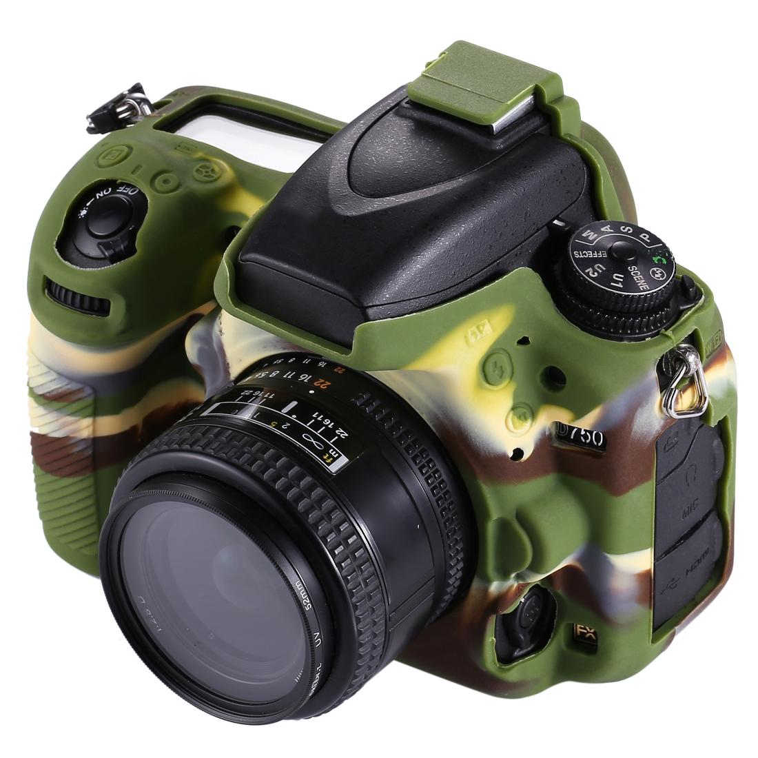 PULUZ Soft Silicone Protective Case for Nikon D750 (Style1)