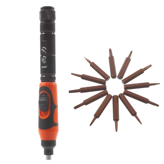 XILI Precision Electric Screwdriver Tool with 12 Bits