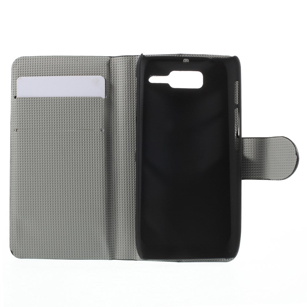 Butterfly Flower Leatherette Cover Case Stand for Motorola RAZR D3 XT919 XT920
