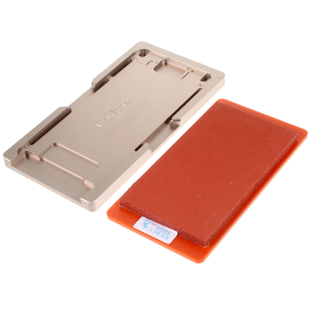 Front Screen Glass Lens with Frame Laminating Aligning Mould Kit for iPhone 6s Plus