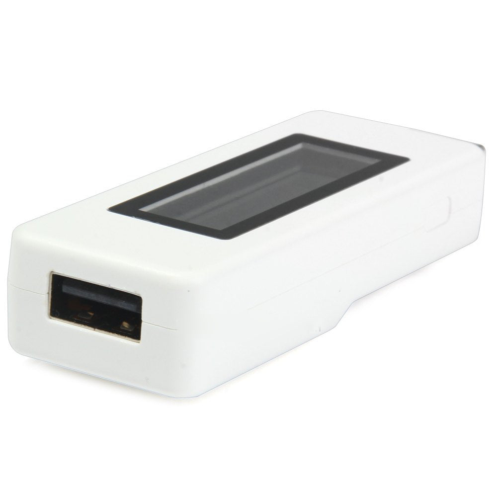 KCX-045 USB LCD Screen Voltage Current Detector for Smartphone Power Bank - White