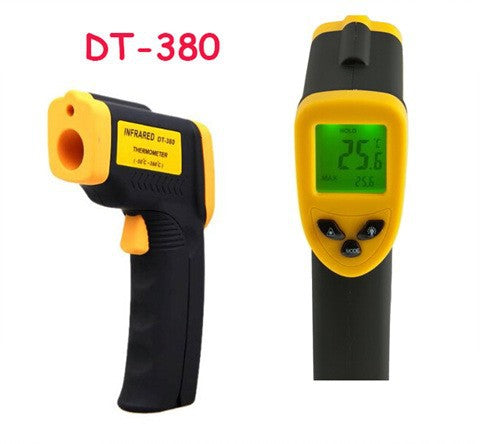 Professional Handheld Digital Thermometer Infrared IR Laser LCD Display (DT-380)