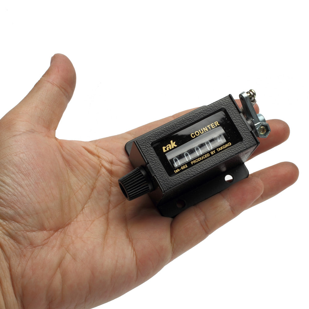 Mini 5 Digit Resettable Mechanical Pulling Stroke Tally Counter