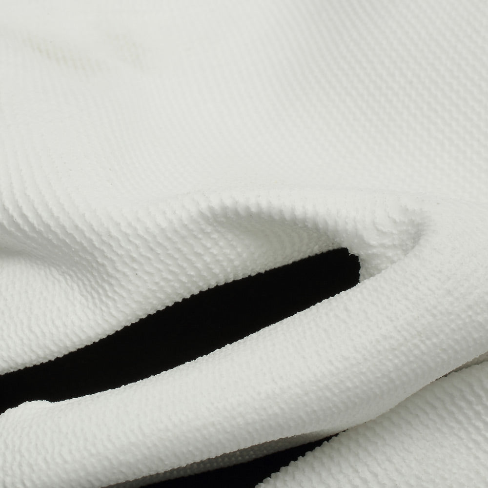 One Pair White PU Coated Anti-Static Work Gloves - L Size