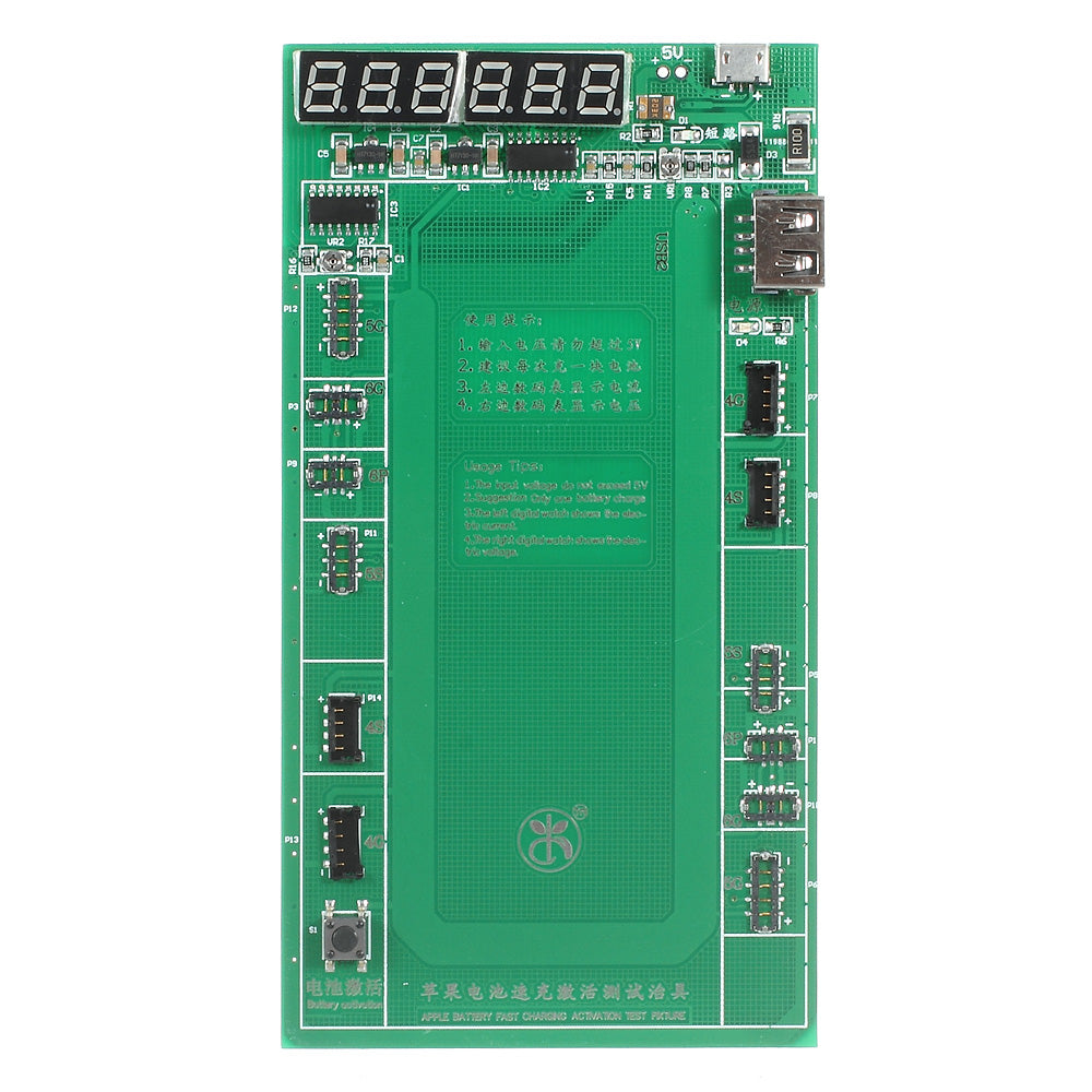 Fast Battery Charger Circuit Board Activation Tester for iPhone 6 / 6 Plus / 5s / 5 / 4s / 4